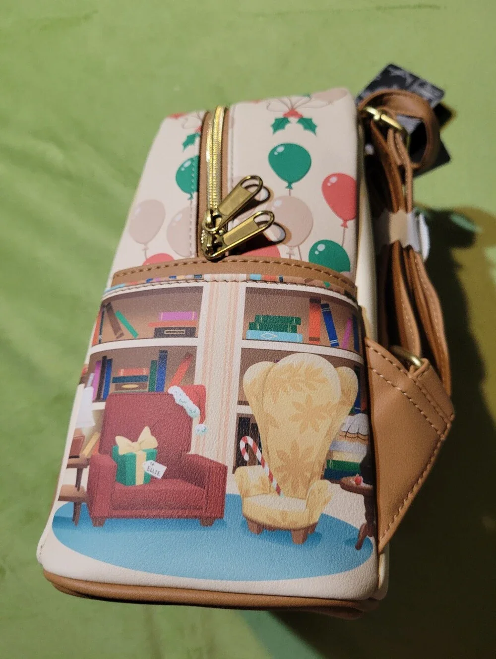 Loungefly Disney Pixar Up Carl & Ellie Christmas Tree Holiday Mini Backpack